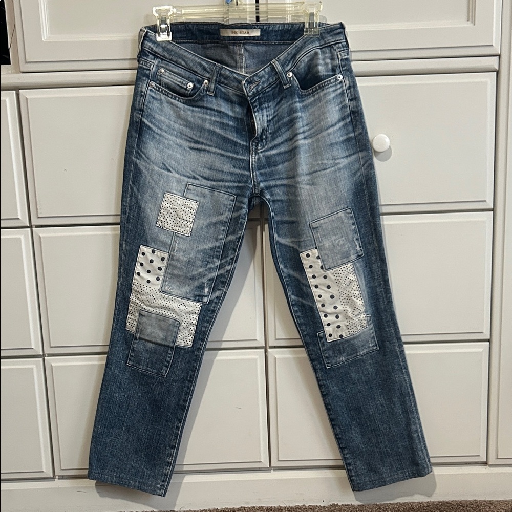 Big Star Women’s Denim Jeans with Patchwork